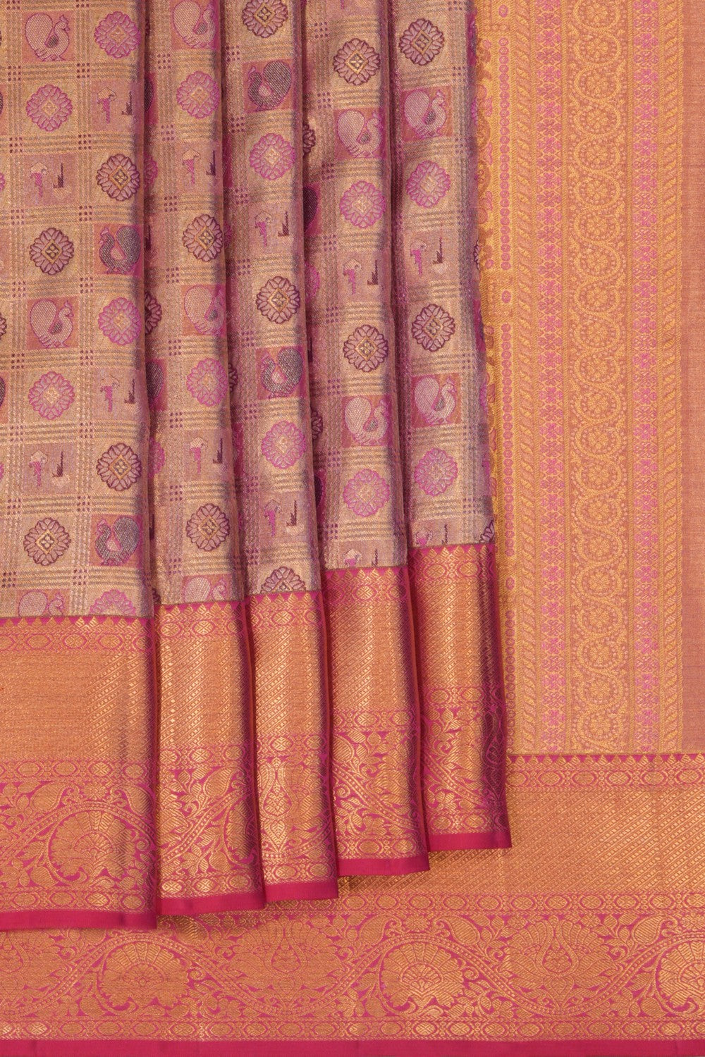 Image of Kanchipattu Tissue Brocade Saree